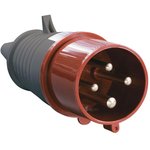 PSR02-032-4, Plug 32A 3P+PE 380V IP44 SI-024 IEC