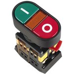 BBD10-APBB-K51, Кнопка APВВ-22N "I-O" d22мм неон/240В 1з+1р IEK