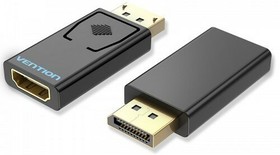 Фото 1/3 Переходник DisplayPort (M) - HDMI (F), Vention HBKB0
