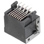 615108150221R, Модульный разъем, Tab Up, RJ45 Jack, 1 x 1 (Порт), 8P8C ...