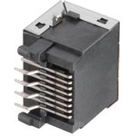 615108150221R, Модульный разъем, Tab Up, RJ45 Jack, 1 x 1 (Порт), 8P8C ...