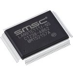 LAN91C111I-NS, Ethernet CTLR Single Chip 10Mbps/100Mbps 3.3V 128-Pin PQFP Tray