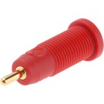 975459701, Red Female Banana Socket, 2mm Connector, Solder Termination, 10A ...