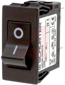 Фото 1/3 4430.2196, Thermal Circuit Breaker - ABD 125/250V Voltage Rating Snap In, 20A Current Rating
