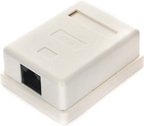 Фото 1/5 Розетка Cablexpert RJ-45 кат.6 внешняя 1 порт, NA216, 110&Krone, пакет