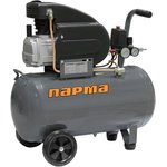 Компрессор поршневой Парма K-1500/50КМ масляный 198л/мин 50л 1500Вт серый/черный