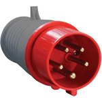 PSR02-016-5, Plug 015 3P+PE+N 16A 380V IP44 IEC