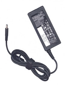 Фото 1/2 Блок питания (сетевой адаптер) для ноутбуков Dell 19.5V 4.62A 90W 4.5x3.0 мм с иглой черный, без сетевогог кабеля