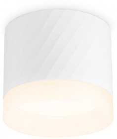 Ambrella Накладной точечный светильник GX53 с акрилом TN5353 WH белый GX53 D82*70