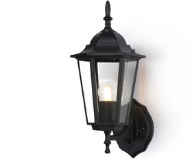 Ambrella Светильник уличный настенный ST2010 BK/CL черный/прозрачный IP54 E27 max 40W 360*150*210
