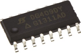 Фото 1/2 DG409LEDY-GE3, Multiplexer Switch ICs Dual 4-Ch Diffrntial Multiplexer 3-16V