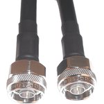 L09999B3620, Male N Type to Male N Type Coaxial Cable, 2.5m, RG214 Coaxial ...