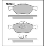 Колодки передние FORD FIESTA/FUSION ALLIED NIPPON ADB 0891