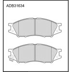 Колодки передние NISSAN Almera Classic 06  ALLIED NIPPON ADB 31634