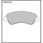ADB01033, Колодки тормозные дисковые | перед |
