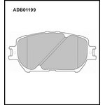 ADB01199, Колодки тормозные Toyota Camry (V30) 01-06; Lexus ES 01-04 ...