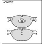 ADB06017, Колодки тормозные дисковые | перед |