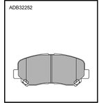 ADB32252, Колодки тормозные дисковые | перед |
