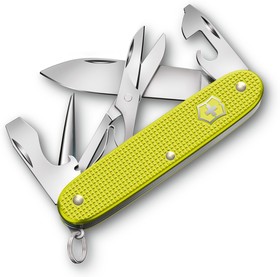 Фото 1/5 Складной нож Victorinox Pioneer X, функций: 9, 93мм, желтый , коробка подарочная [0.8231.l23]