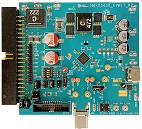 Фото 1/2 MAX25430AEVKIT#, Evaluation Kit, MAX25430AATLF/V+, Power Management - Battery, USB Host Controller