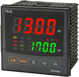 Фото 1/2 TK4L-T4CR 100-240 VAC температурный контроллер (ПИД,96х96, вых. сигн.1+RS485, вых1ТТР+ток,вых2 реле)