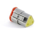 AT06-3S-RD01, AT Automotive Connector Plug 3 Way, Crimp Termination