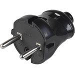 EVP20-06-01- K02, Straight plug VPp20-02-St collapsible without grounding ...