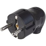 EVP11-16-01- K02, Angle plug VPu11-02-St collapsible with earthing. 16A black IEC