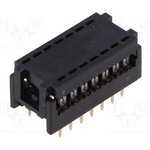 DS1019-14NB2B, Переходной разъем, PIN: 14, DIL 7,62мм, IDC,THT, на шлейф, 1,27мм