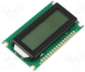 DEM 08171 SYH, Дисплей: LCD; алфавитно-цифровой; STN Positive; 8x1; 60x33x9,8мм
