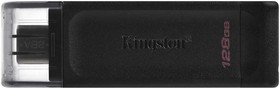 Фото 1/10 Флеш Диск Kingston 128Gb DataTraveler 70 Type-C DT70/128GB USB3.2 черный