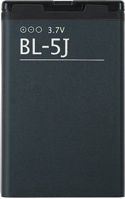 Фото 1/3 Аккумуляторная батарея (аккумулятор) VIXION BL-5J для Nokia 5230, 5235, 5800, N900, 200, 302 3.8V 1320mAh