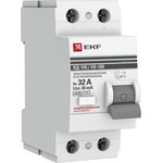 elcb-2-32-30-em-pro, Выключатель дифференциального тока (УЗО) 2п 32А 30мА АС PROxima