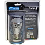 LM-0627WW-E27, Лампа светодиодная E27 G45 4W(45W) 220V теплый MEGA LIGHTING