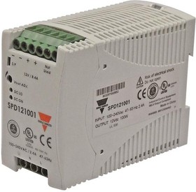 SPD241001, DIN Rail Power Supplies SINGLE PHASE SPD POWER SUPPLY 24VDC 100W SCREW TERMINALS