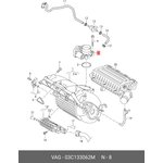 03C133062M, Блок дроссельной заслонки Skoda Fabia 2007-2015 Skoda Rapid 2013  ...