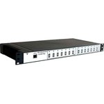NIO-EUSB 16EPCL, Концентратор сетевой USB, 16*USB 2.0, 2*10/100/1000 Base-T, 2 БП