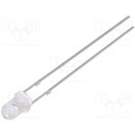 OSO5JA3131A, LED; 3mm; orange; 1560?2500mcd; 30°; Front: convex; 1.8?2.6V