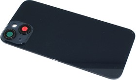 Фото 1/2 Задняя крышка (корпус) в сборе с рамкой для Apple iPhone 14 черная