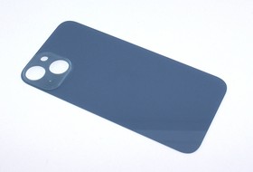 Фото 1/2 Задняя крышка (стекло) для Apple iPhone 14 синяя