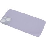 Задняя крышка (стекло) для Apple iPhone 14 фиолетовая