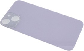 Фото 1/2 Задняя крышка (стекло) для Apple iPhone 14 фиолетовая