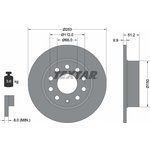 Диск тормозной задний с покрытием PRO AUDI/SEAT/ SKODA/VOLKSWAGEN TEXTAR 92120903