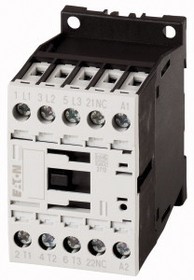 Фото 1/3 DILM7-01(24V50/60HZ), Контактор 7 А, управляющее напряжение 24В (АС), 1НЗ доп. контакт, категория применения AC-3, AC-4