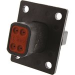 DT04-4P-CL06, DT Automotive Connector Socket 4 Way