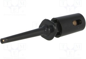 R8-H16F-BLACK, Clip-on probe; hook type; 0.3A; 60VDC; black; Overall len: 40mm