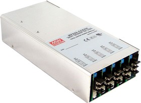 MP650 (5 слотов, до 650Вт), Шасси модульного источника питания