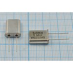 Кварцевый резонатор 3686,4 кГц, корпус HC49U, S, точность настройки 15 ppm ...