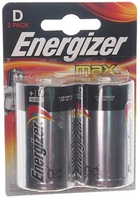 LR20 BC2, Батарейка D LR20 1.5V блистер 2шт. (цена за 1шт.) Alkaline Max ENERGIZER