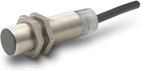 Фото 1/2 136007 E57LAL18A2, Series Inductive Barrel-Style Proximity Sensor, M18 x 1, 5 mm Detection, 20 250 V ac, IP67, IP69K